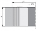 HS-Blankett 40x50x8 mm mit Rckenverzahnung