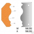 Profilmesser 90 mm Nr. 590352